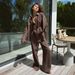 Women's Clothing Shirt And Trousers Suit Spring And Summer New Loose Long Sleeved Shirt Casual Suit For Women_ecoleips.com