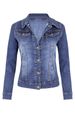 Women's Clothing Autumn And Winter New Short Slim Fitting Stretch Denim Jacket Top Jacket Denim Jacket_ecoleips.com