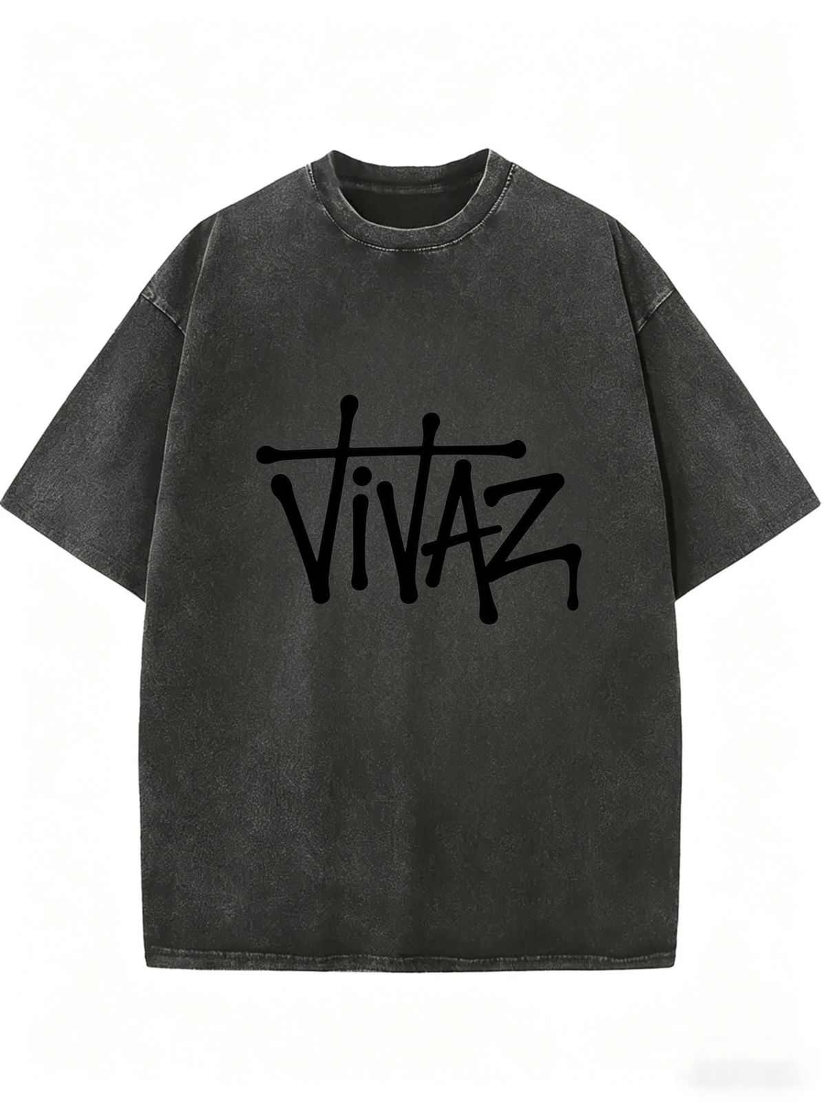 Women's Streetwear Washed T-Shirt, Oversized Casual Fashion Summer Top_ecoleips.com