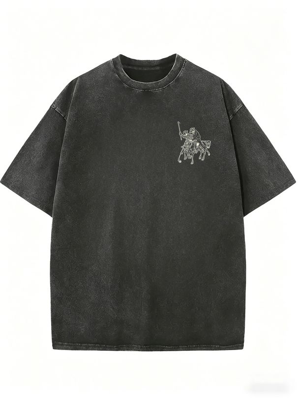 Women's Mineral Wash Fashion Tee, Relaxed Fit Streetwear Summer Essential_ecoleips.com