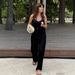 Women's Fall Acetate Satin Slip Dress With Lace Trim, Off-Shoulder Loose Camisole Top Comfortable Relaxed Fit_ecoleips.com