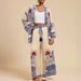 European American Autumn Fashion Loose Cardigan And Wide Leg Pants Set Long Sleeved Printed Suit for Women_ecoleips.com