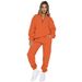 "Urban Ease Zip-Up Hoodie & Pants Set – Women's Long-Sleeve Cotton Blend Lounge Wear (S-XXXL, 9 Colors) – From Coffee Run To Casual Cool"_ecoleips.com