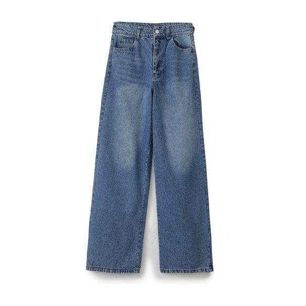 Women's Denim Jacket & Mid-Rise Jeans Set - Sleeveless Polyester Blend Casual Outfit For Streetwear & Office - XS/S/M/L_ecoleips.com