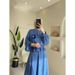 Verve 2025 Spring New Women's Muslim Solid Color Elegant And Generous Skirt Fashion Set_ecoleips.com