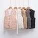 New Autumn And Winter Down Vest Stacked Inside V-neck Light Down Liner Vest Slim Liner Women's Clothing_ecoleips.com