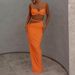 Women's Sexy Solid Color Backless Camisole & Bodycon Skirt Set | 2025 Spring Summer New Sleeveless Outfit_ecoleips.com
