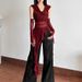 2026 Autumn New Women's Fashion Solid Color Slim Street Style Hooded Sleeveless Mesh Top_ecoleips.com