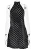 JULISSA MO Printed Polka Dot Halter Women Dress White Backless High Waist Mini Dress Female Summer Slim Casual Party Club Dress_ecoleips.com