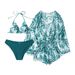 Women's Clothing Three Piece Bikini Swimsuit American Style Sexy Swimwear For Beach & Pool - Comfortable & Stylish_ecoleips.com