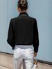 K Women's Shirt With Versatile Ruffle Edges, Elegant And Fashionable Business Shirt_ecoleips.com