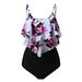 Verve New Style Swimsuit Two-Piece Sexy Solid Color Printed Bikini Set Swimwear For Women_ecoleips.com