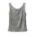 Women's Clothing Sequined Camisole Top American Style Sleeveless Inner Clothing Sexy Mature New_ecoleips.com
