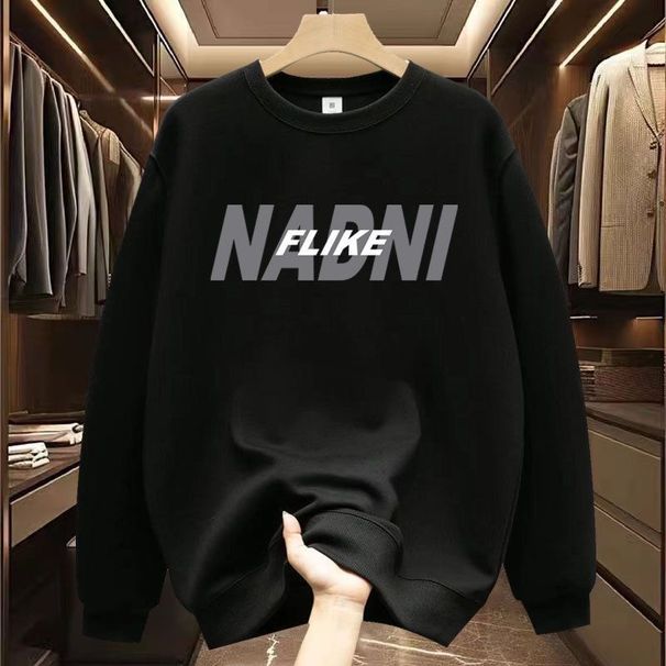 FW25 Matching Couple Cotton Crew Neck Sweatshirt - His & Hers_ecoleips.com