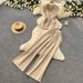 Women's Clothing Women's Sophisticated Two Piece Set Tie Up Design Elegant Summer Outfit Youthful Versatile Trousers Tailored Collar_ecoleips.com