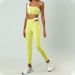 Yoga Suit Women's Quick Drying High Elastic Chest Wrap Shockproof Running Fitness Sports High Waisted Trousers Two Piece Suit_ecoleips.com