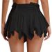 2025 New Women's Irregular Drawstring Short Skirt_ecoleips.com