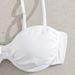 Women's Clothing Pure White Sexy Gathered Bikini High Waist Split Swimsuit_ecoleips.com