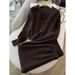 Women's Clothing High Grade Sweater Sports Suit For Women Autumn And Winter New Style Fashionable Waist Knitted Sweater Two Piece Suit Slim_ecoleips.com