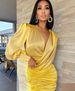 Women's Clothing Women's Long Sleeved Bodycon Dress Street Style Sexy Backless Solid Color For Formal & Casual For Women_ecoleips.com