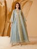 Muslim Evening Gown, Large Size Sequin Embroidery Dress, Dubai Saudi Style, Elegant Party Wear, Sparkling Floral Design_ecoleips.com