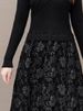 K Elegant Knitted Long-sleeved Dress; 2 New Fashionable Faux Two-piece Women's Outfit; High-end Exquisite Base Dress. No Bag_ecoleips.com