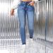 Women's High-Stretch Skinny Ankle Jeans - Slimming & Comfortable Denim Pants For Everyday Wear_ecoleips.com