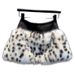 Retro Spicy Leopard Print Fur Patchwork Mini Skirt for Women mid Low Waist Bodycon New Winter 2025 Style_ecoleips.com