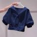 Women's French Style White Shirt Short Sleeved Versatile Light Luxury Design New Summer 2026_ecoleips.com