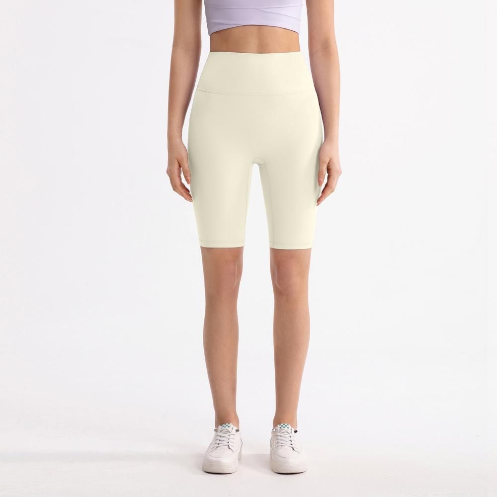 Women's Clothing Yoga Shorts High Waist Hip Lifting Running Nude Fitness Sports Shorts_ecoleips.com