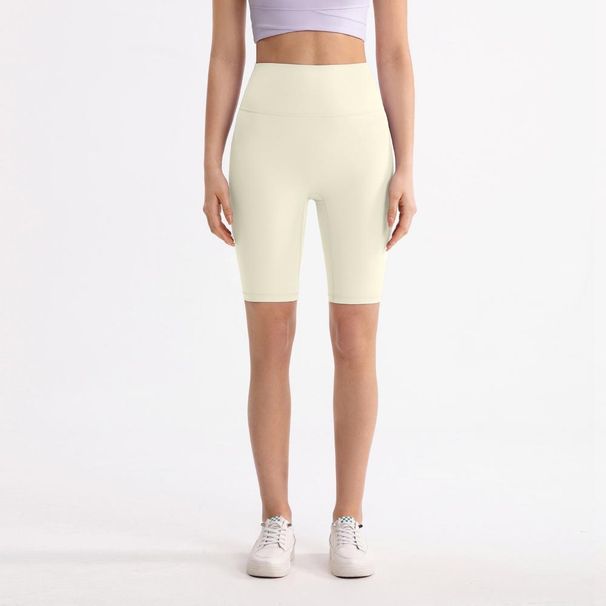 Women's Clothing Yoga Shorts High Waist Hip Lifting Running Nude Fitness Sports Shorts_ecoleips.com