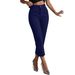 High-Waisted Straight-Leg Minimalist Suit Trousers For Women American Design New Style_ecoleips.com