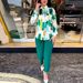 Women's Clothing Summer Temperament Long Sleeved Shirt High Waisted Nine Point Pants And Small Leg Pants Suit_ecoleips.com