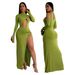 Women's Clothing Asymmetrical High-Low Skirt Set With 3D Embellishments – Stretch Polyester Bodycon Mini & Maxi Hybrid (3 Colors, 5 Sizes)_ecoleips.com