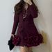 Women's Clothing Patchwork Skirt High End Suit 3D Floral Design Short Dress Spring New Style For Party Wear_ecoleips.com