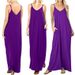 Cross-border Supply: European And American Women's Clothing, Solid Color Loose Pocket Long Tank Top Dress, Sexy_ecoleips.com