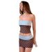 Women's Autumn Winter Strapless Color Blocking Polka Dot Dress Set Relaxed Everyday Wear Comfortable Feshion_ecoleips.com
