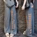 Women's Clothing Summer Casual Two Piece Set Southeast Style Loose Wide Leg Pants Short Sleeve Top With Letter Print_ecoleips.com