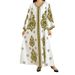 Women's Clothing Robes For Women Tourism Gold Stamped Robes And Long Skirts_ecoleips.com