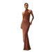 European And American Style New Cross-Border Women's Fashion Half High Collar Sleeveless Slim Fit Patchwork_ecoleips.com
