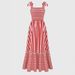 Women's Summer Striped Maxi Dress Elegant Loose Fit A-Line Sleeveless Casual Dress for Women Pink Red Black Sky Blue_ecoleips.com