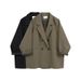 Blazer 2023 Spring And Autumn New Fashion Korean Loose Fit College Style Women's Jacket Trendy_ecoleips.com
