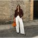Elegant V-Neck Button Cardigan Sweater For Women - Soft Knit Open Front Lightweight Pullover With Long Sleeves, Loose Fit, Versatile Layering Piece_ecoleips.com
