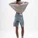 Women's Clothing New Straight Denim Shorts For Women Spring And Summer New Loose Slim Straight Design Ripped Pants_ecoleips.com