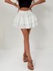 K Women's Sporty And Fashionable Skirt With Adjustable Lace Up, Anti Glare High Waisted Elastic Pants Skirt_ecoleips.com