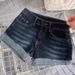 Petite Women's Low Waisted Rolled Up Denim Shorts, 2026 Summer New Style, Hot Girl Style, Stretchy, Tight Fitting, Slimming, Versatile Hot Pants_ecoleips.com