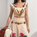 Women's Clothing New Ins Printed Ruffled Top Skirt Suit Women's Two Piece Suit_ecoleips.com