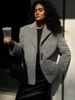 Women's Clothing Soft Oversized Lapel Fleece Coat Women's Long Sleeve Trench Coat Winter Fall Fashion Outerwear In Cream Pink Gray_ecoleips.com