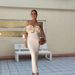Women's Clothing High Grade Corsage Design Thin Suspender Dress Winter New Sexy Backless Solid Color Waist Hip Skirt_ecoleips.com