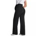 Women's Clothing New Casual Solid Color High Waist Slimming High Elastic Sports Versatile Fashion Pregnant Women Belly Support Casual Straight Pants_ecoleips.com